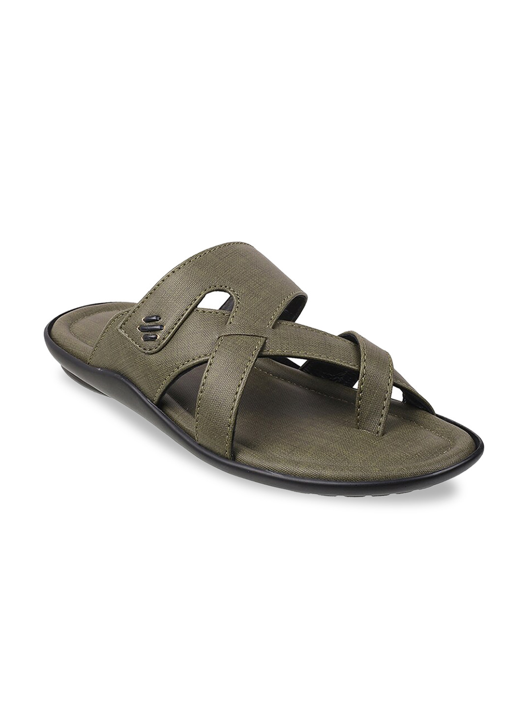 

Metro Men Green Comfort Sandals