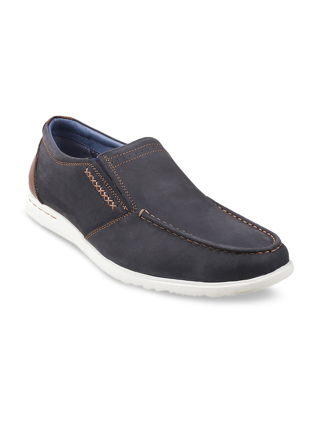 

Metro Men Blue Suede Loafers