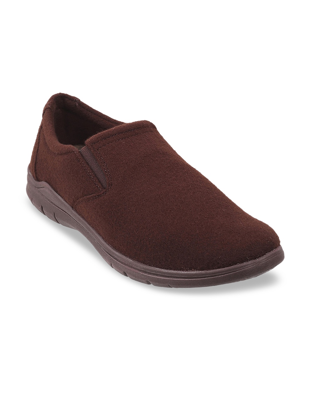 

Mochi Men Brown Slip-On Sneakers