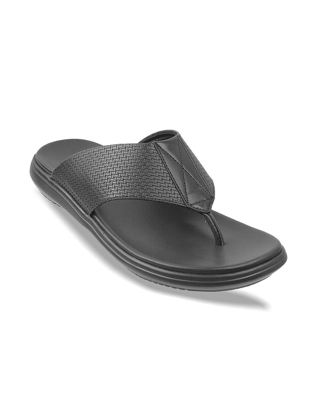 

WALKWAY by Metro Men Black Comfort Sandals