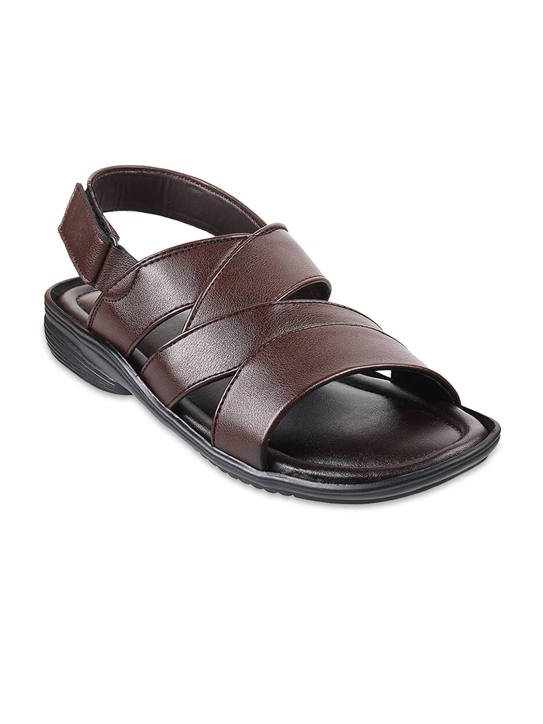 

WALKWAY by Metro Men Brown Comfort Sandals