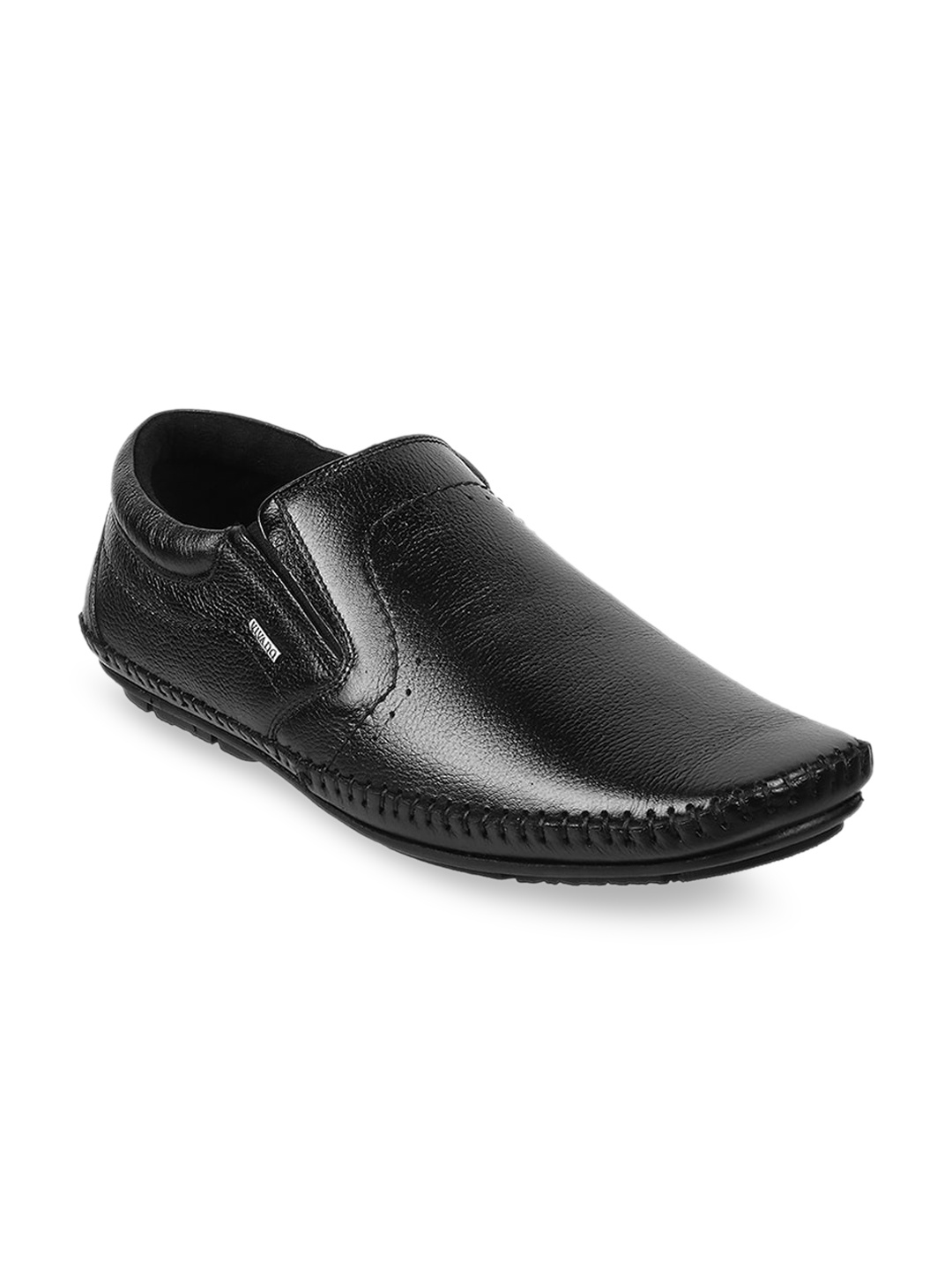 

WALKWAY by Metro Men Black Leather Debrys