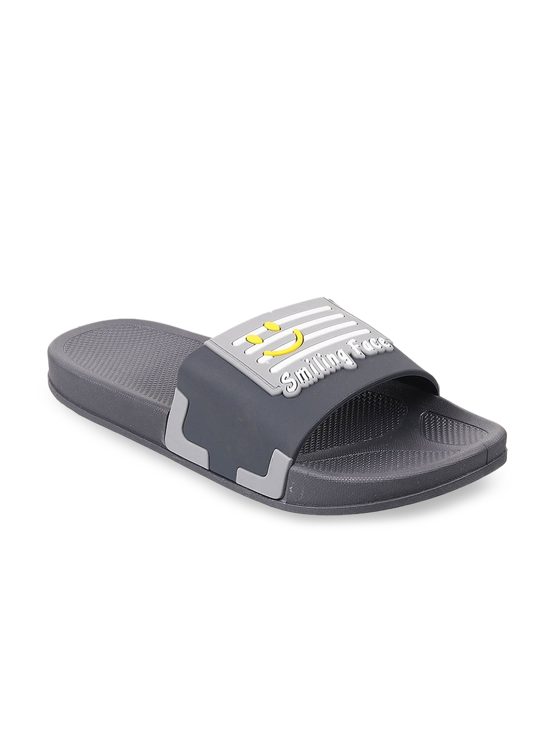 

WALKWAY by Metro Men Grey Printed Slip-On Sneakers