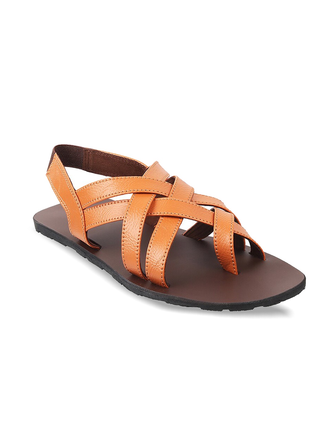 

WALKWAY by Metro Men Tan Comfort Sandals