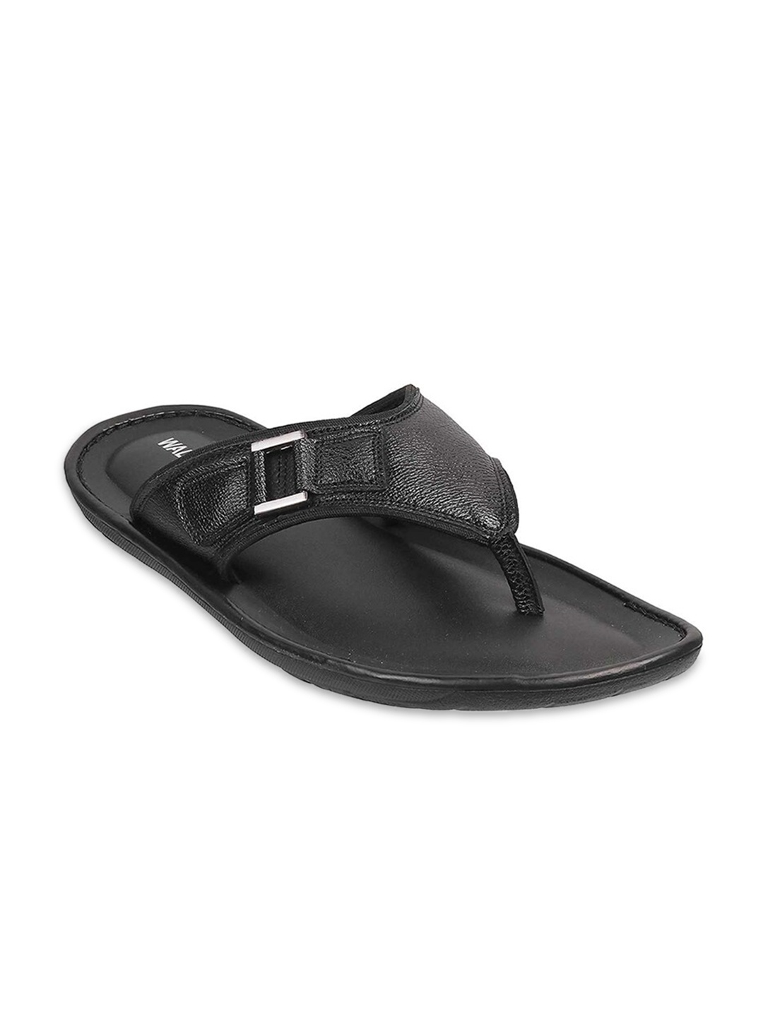 

WALKWAY by Metro Men Black Comfort Sandals