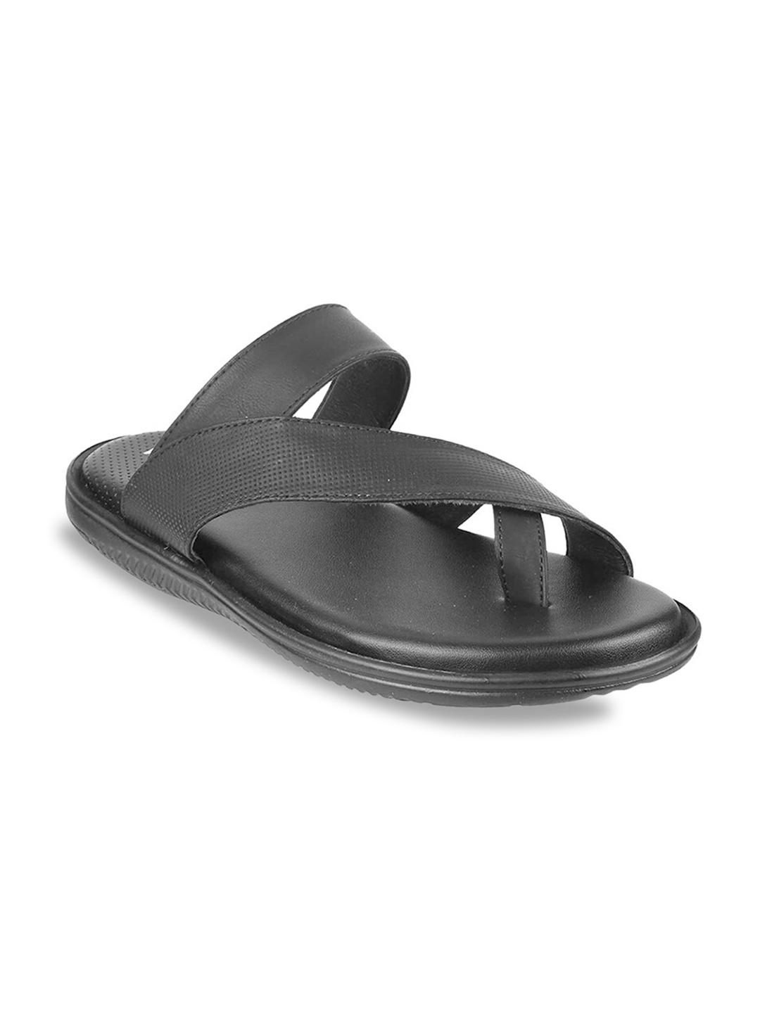 

WALKWAY by Metro Men Black Comfort Sandals