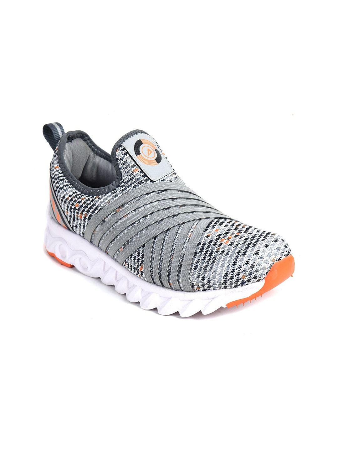 

IMPAKTO Women Grey Mesh Running Non-Marking Shoes