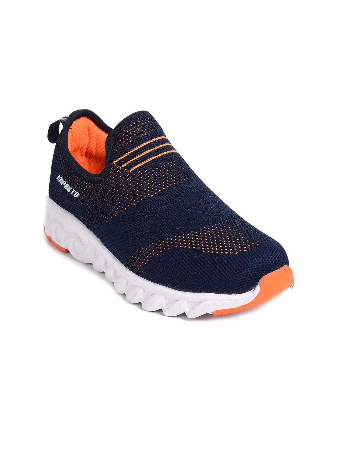 

IMPAKTO Women Mesh Running Shoes, Navy blue