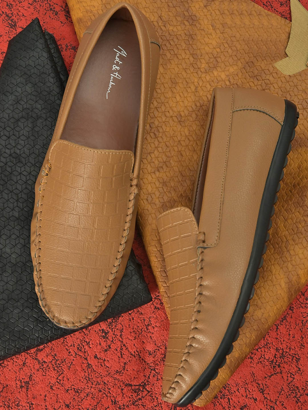 

Mast & Harbour Men Tan Loafers