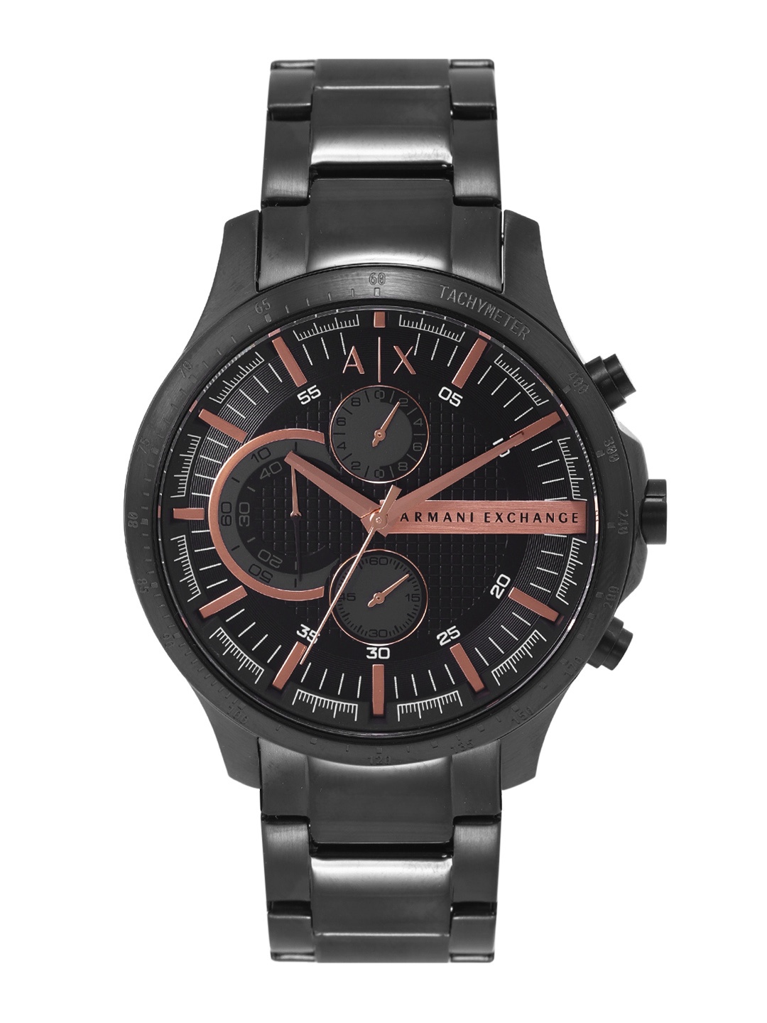

Armani Exchange Men Bracelet Style Straps Analogue Chronograph Watch - AX2429IT, Black