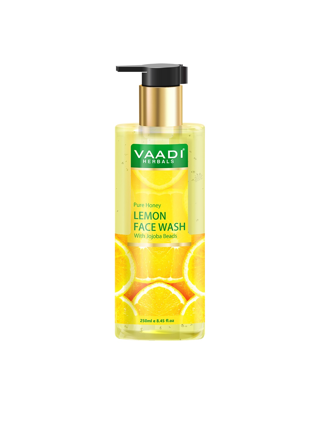 

Vaadi Herbals Pure Honey Lemon Face Wash with Jojoba Beads - 250ml, Yellow