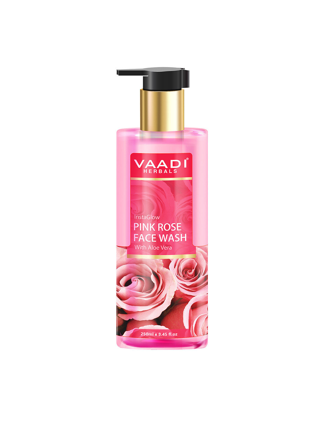 

Vaadi Herbals Insta Glow Pink Rose Face Wash with Aloe Vera Extract - 250ml