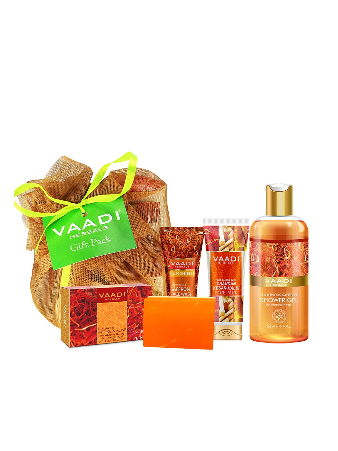 

Vaadi Herbals Luxurious Saffron Skin Whitening Set, Orange