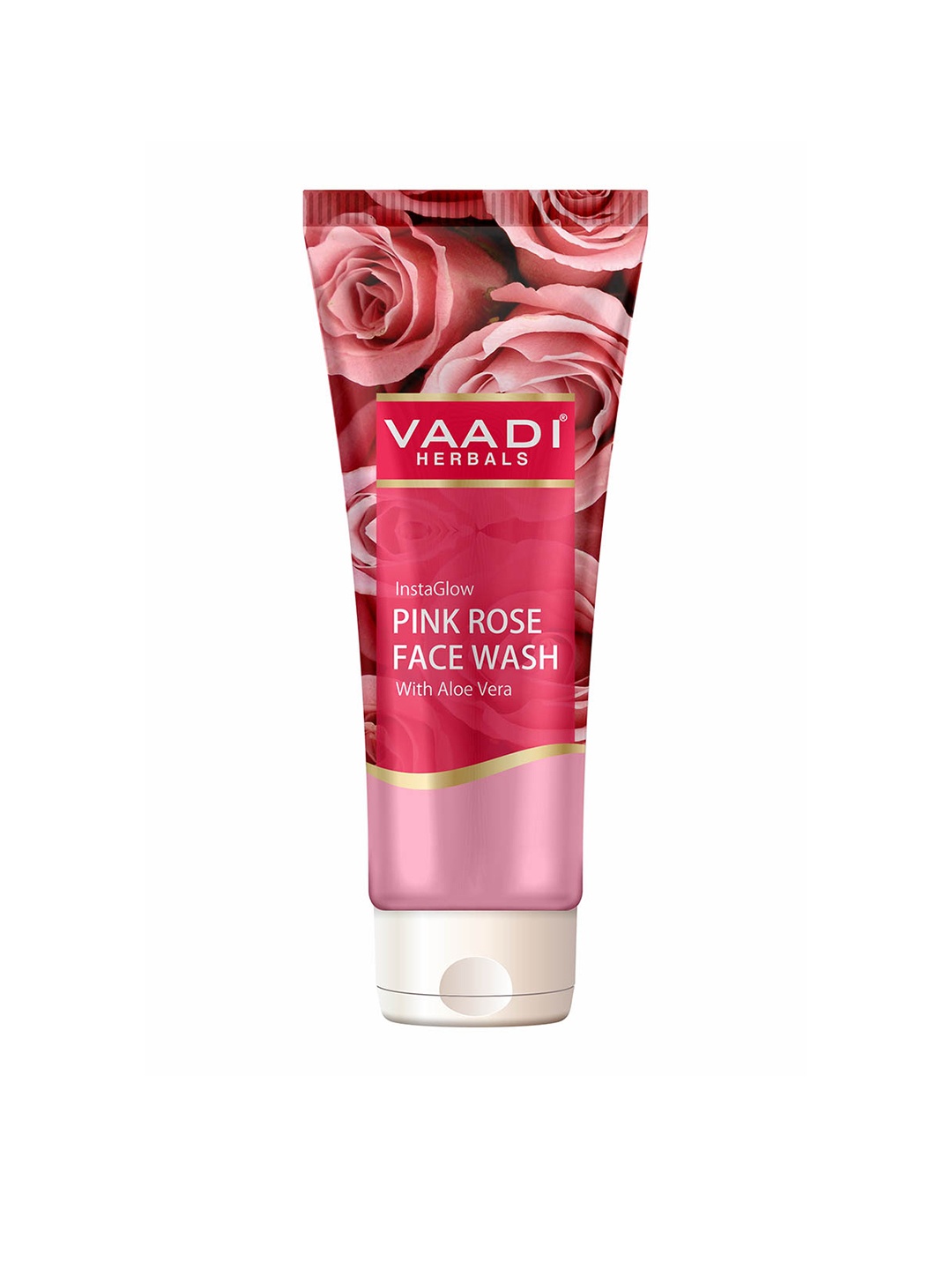

Vaadi Herbals Insta Glow Pink Rose Face Wash with Aloe Vera - 60ml