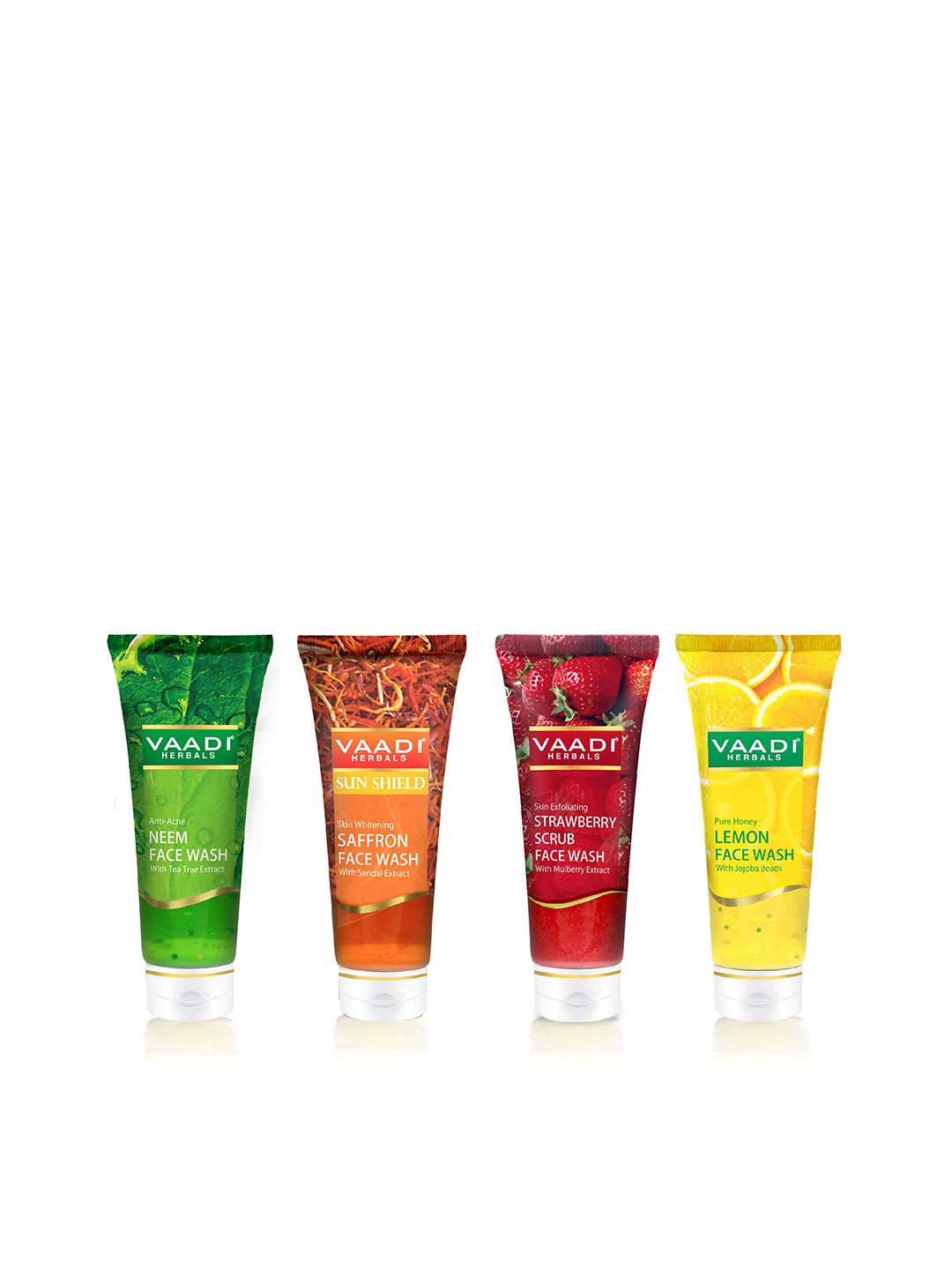 

Vaadi Herbals Assorted Set of 4 Herbal Face Wash 60 ml each