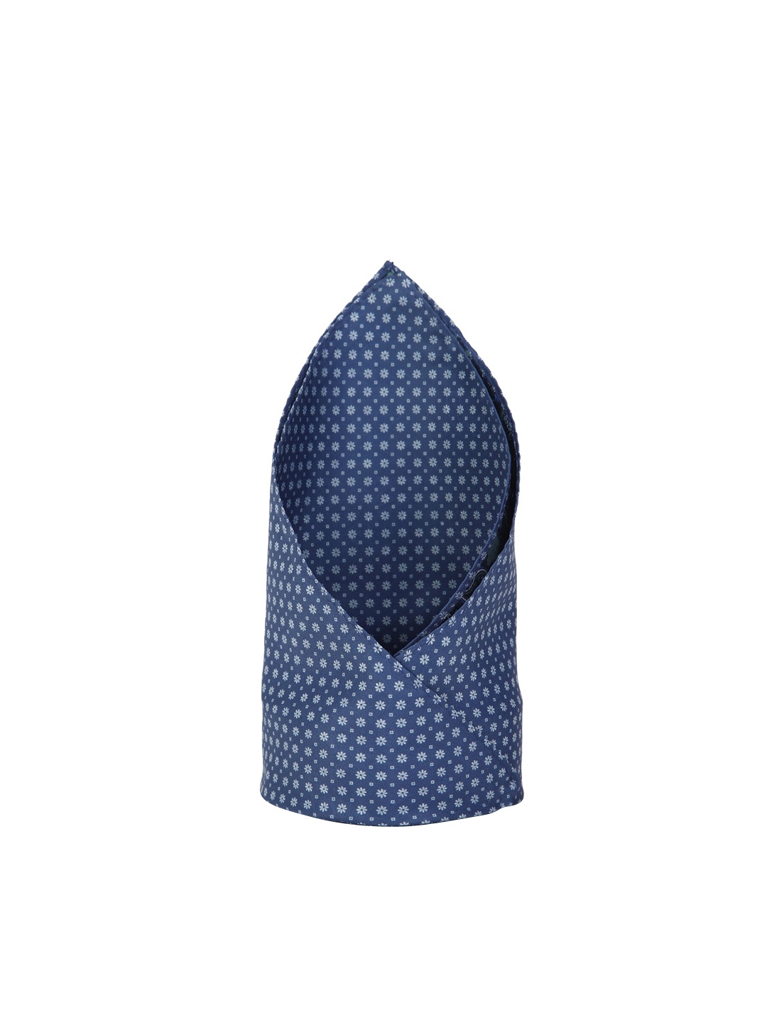 

Van Heusen Men Navy Blue & White Printed Pocket Square