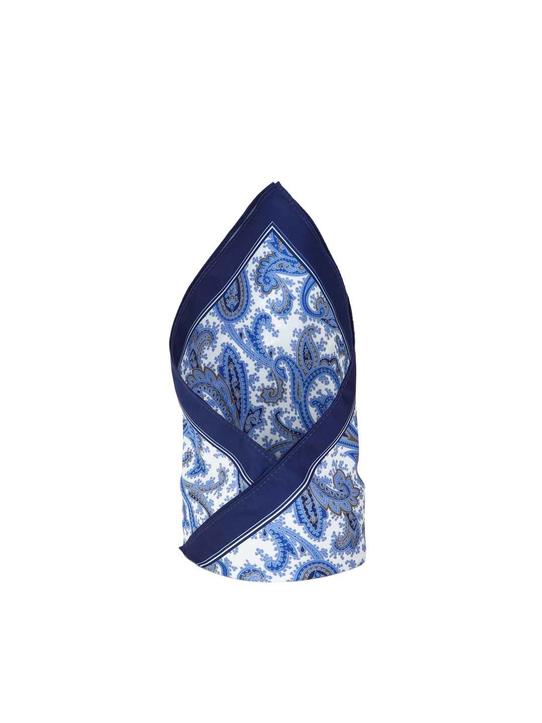 

Van Heusen Men Blue Printed Pocket Square