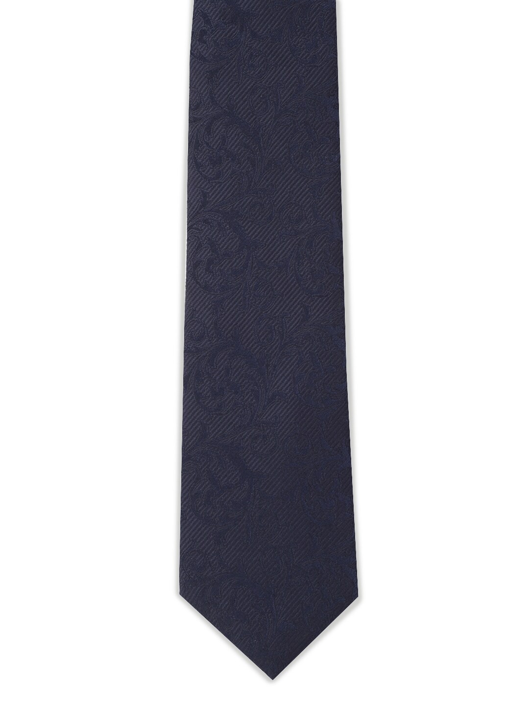 

Van Heusen Men Navy Blue Printed Broad Tie