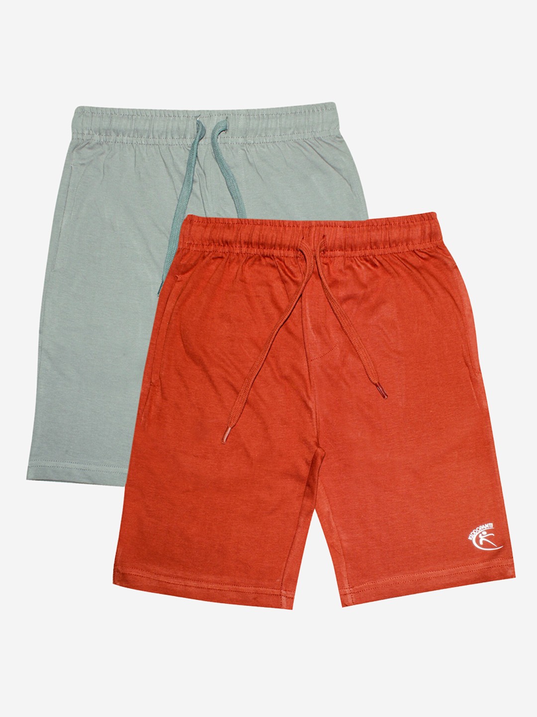 

KiddoPanti Boys Pack of 2 Sports Shorts, Rust