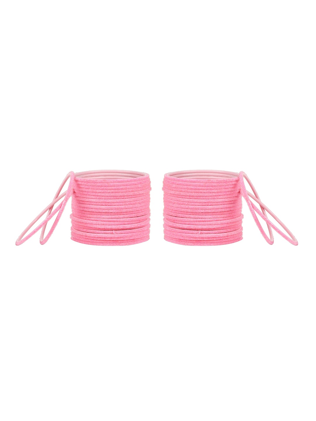 

Arendelle Set Of 48 Pink Solid Bangles
