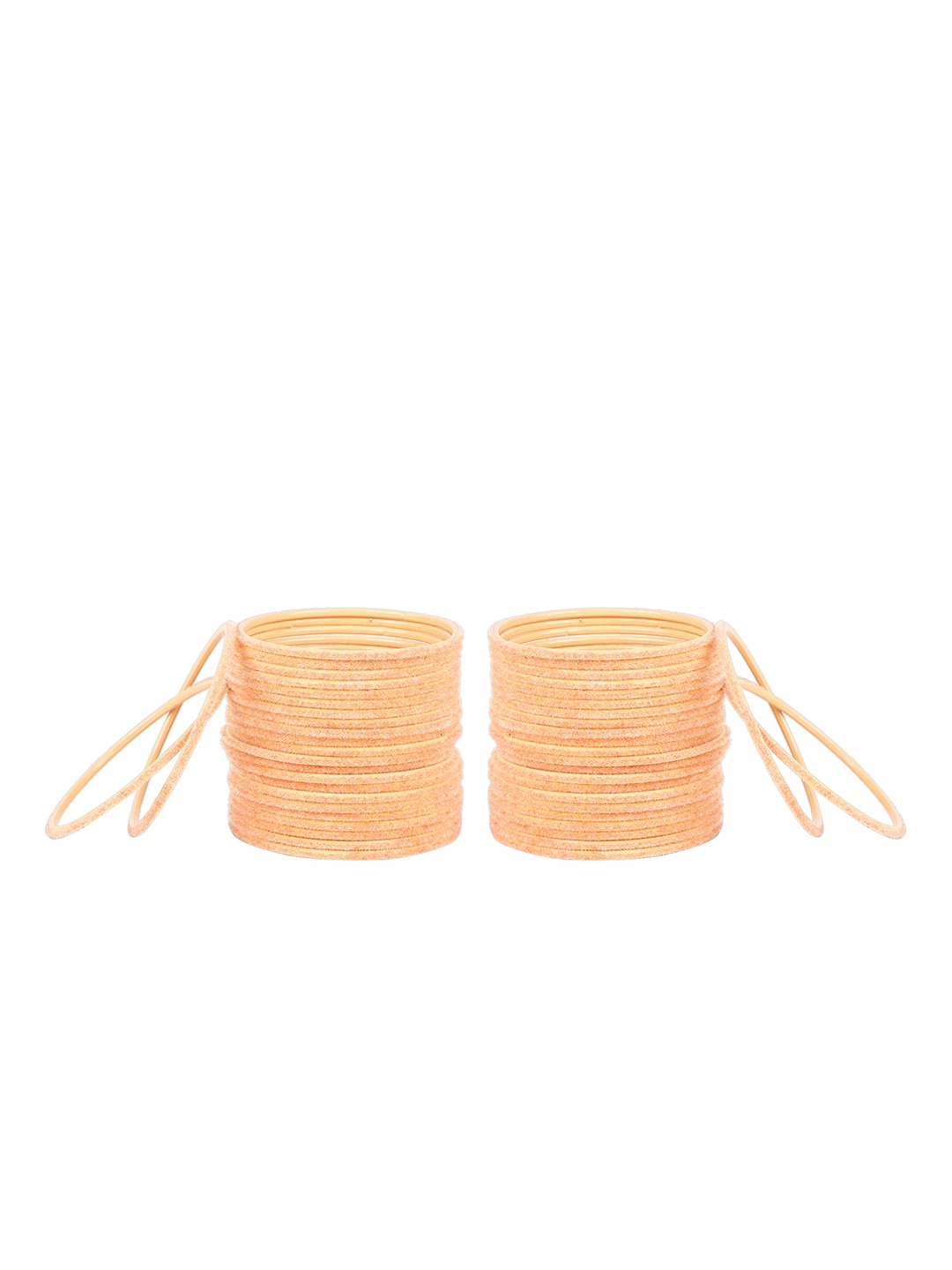 

Arendelle Girls Set of 48 Peach Bangles