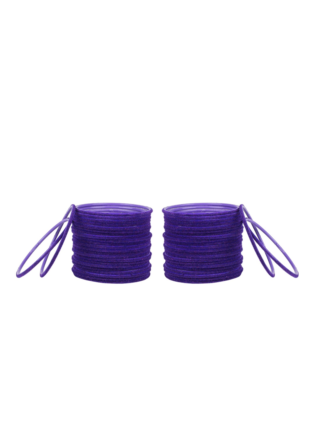 

Arendelle Set Of 48 Purple Solid Bangles