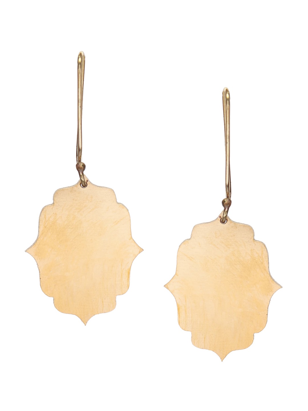 

Goldnera Gold-Plated Contemporary Drop Earrings