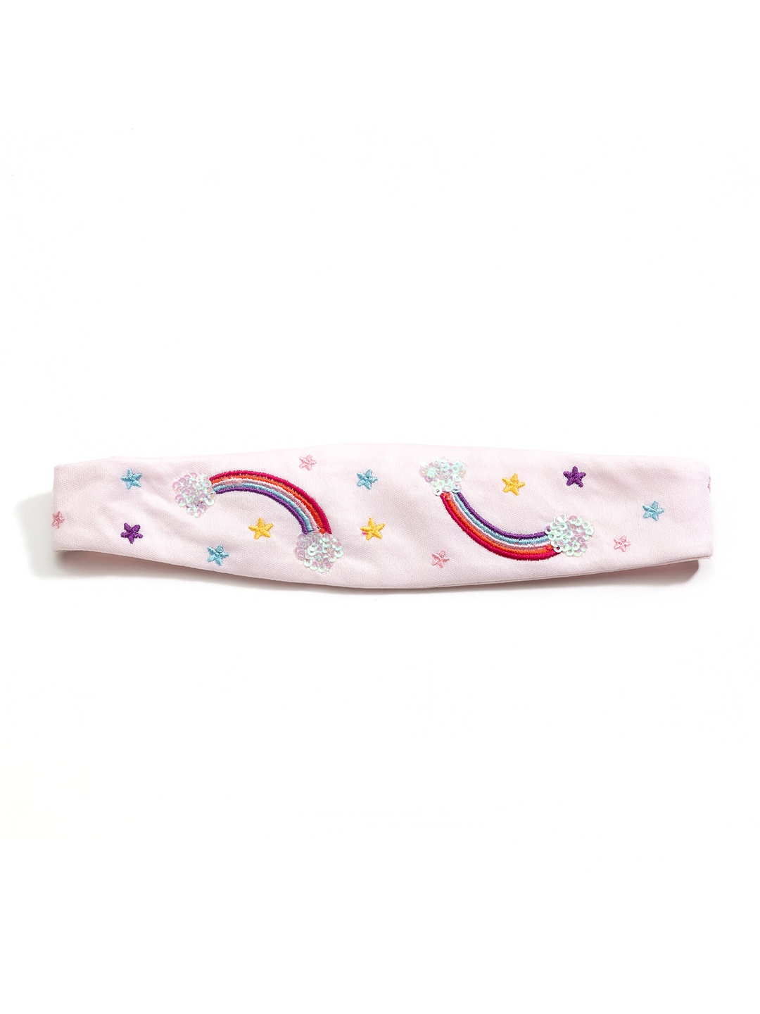 

MASQ Girls Pink Embroidered Headband