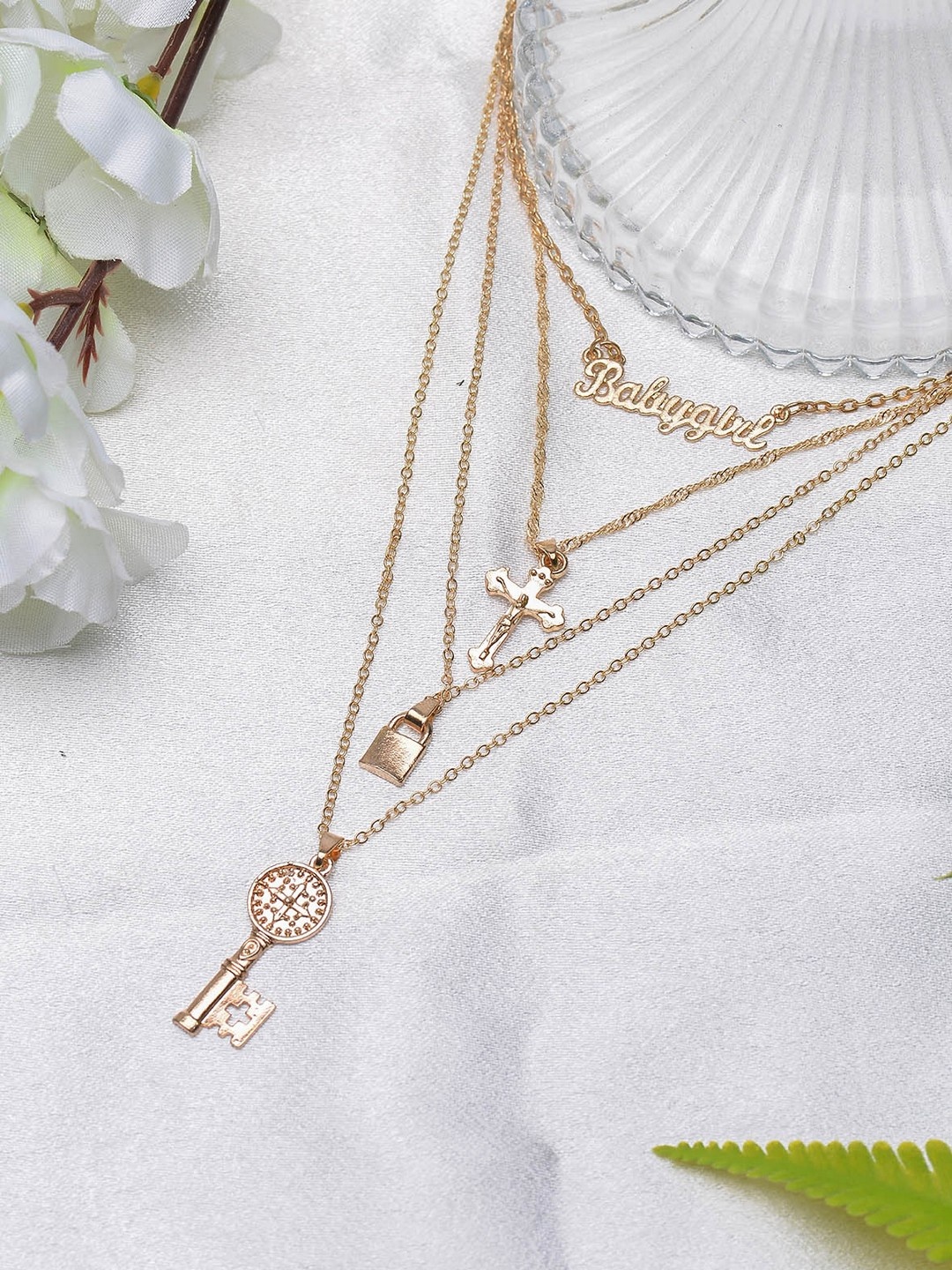 

POPLINS Gold-Plated Layered Necklace