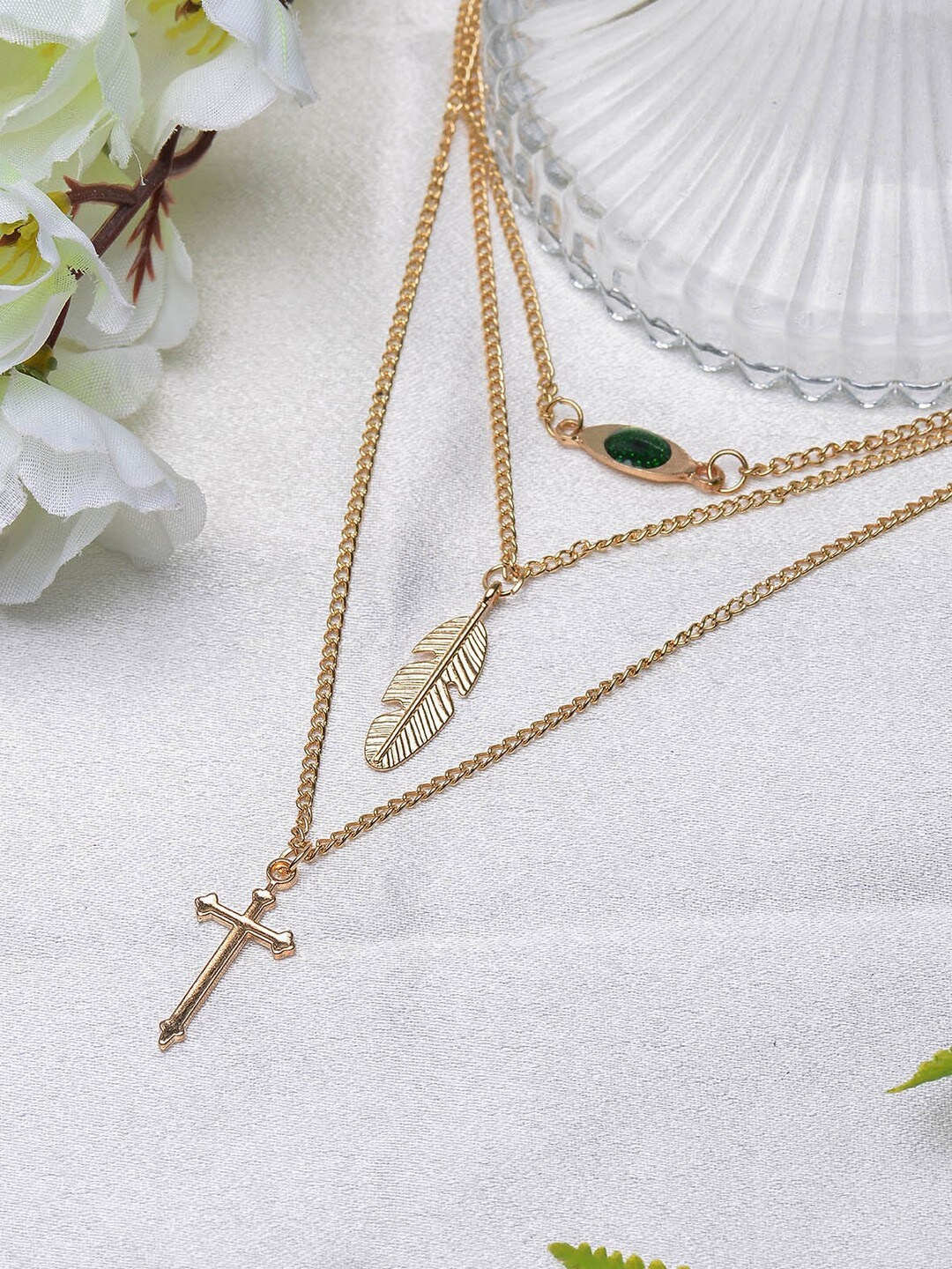 

POPLINS Gold-Toned Layered Chain