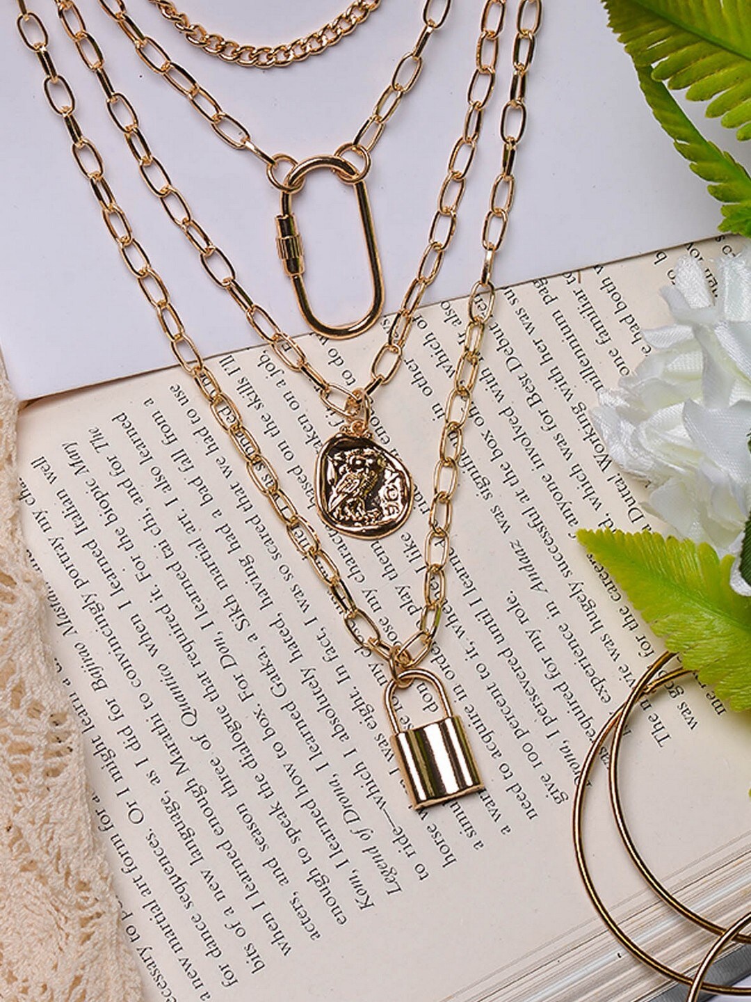 

POPLINS Gold-Plated Layered Necklace