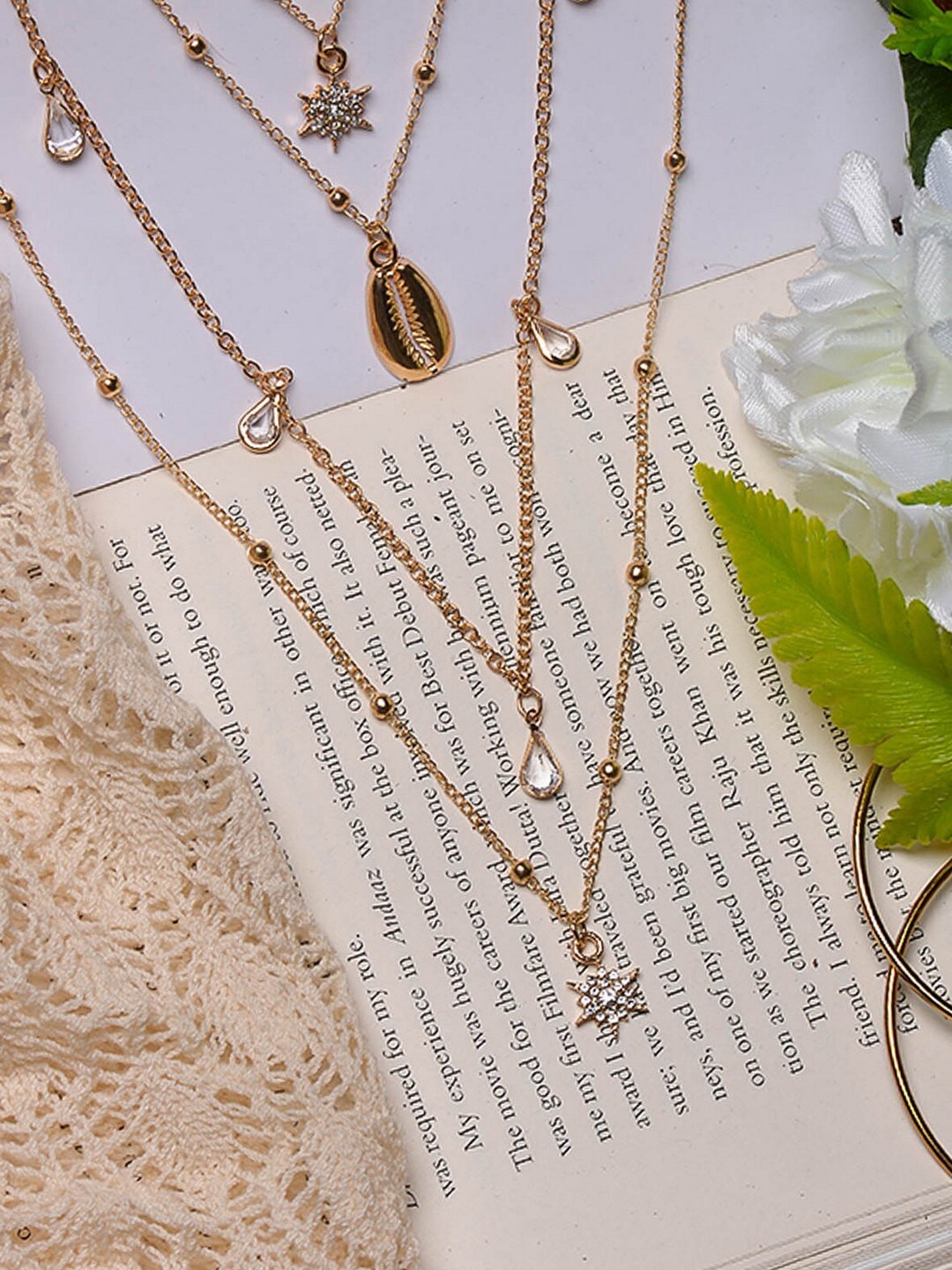 

POPLINS Women Gold-Toned Layered Chain