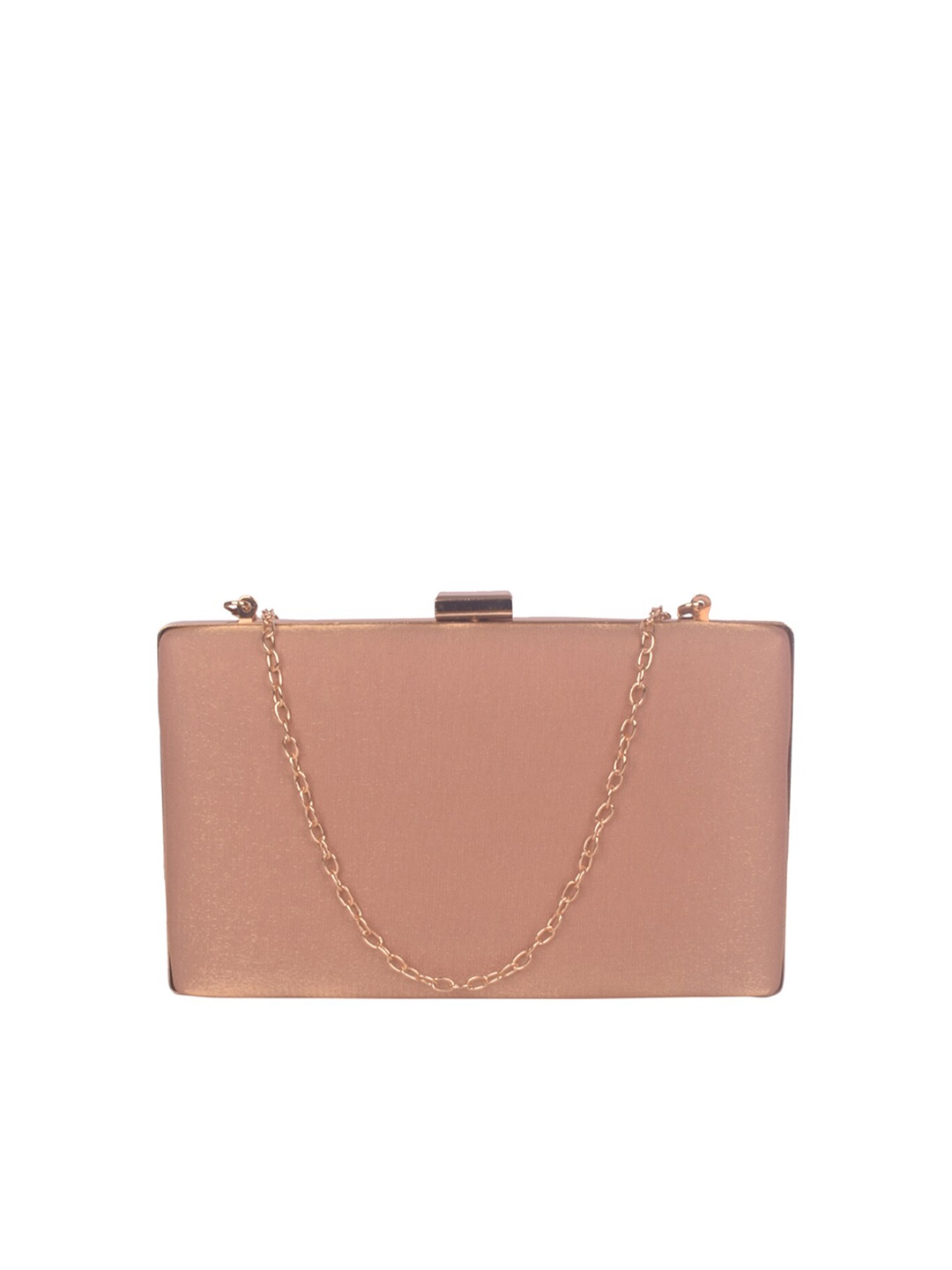 

Bagkok Pink & Gold-Toned Box Clutch
