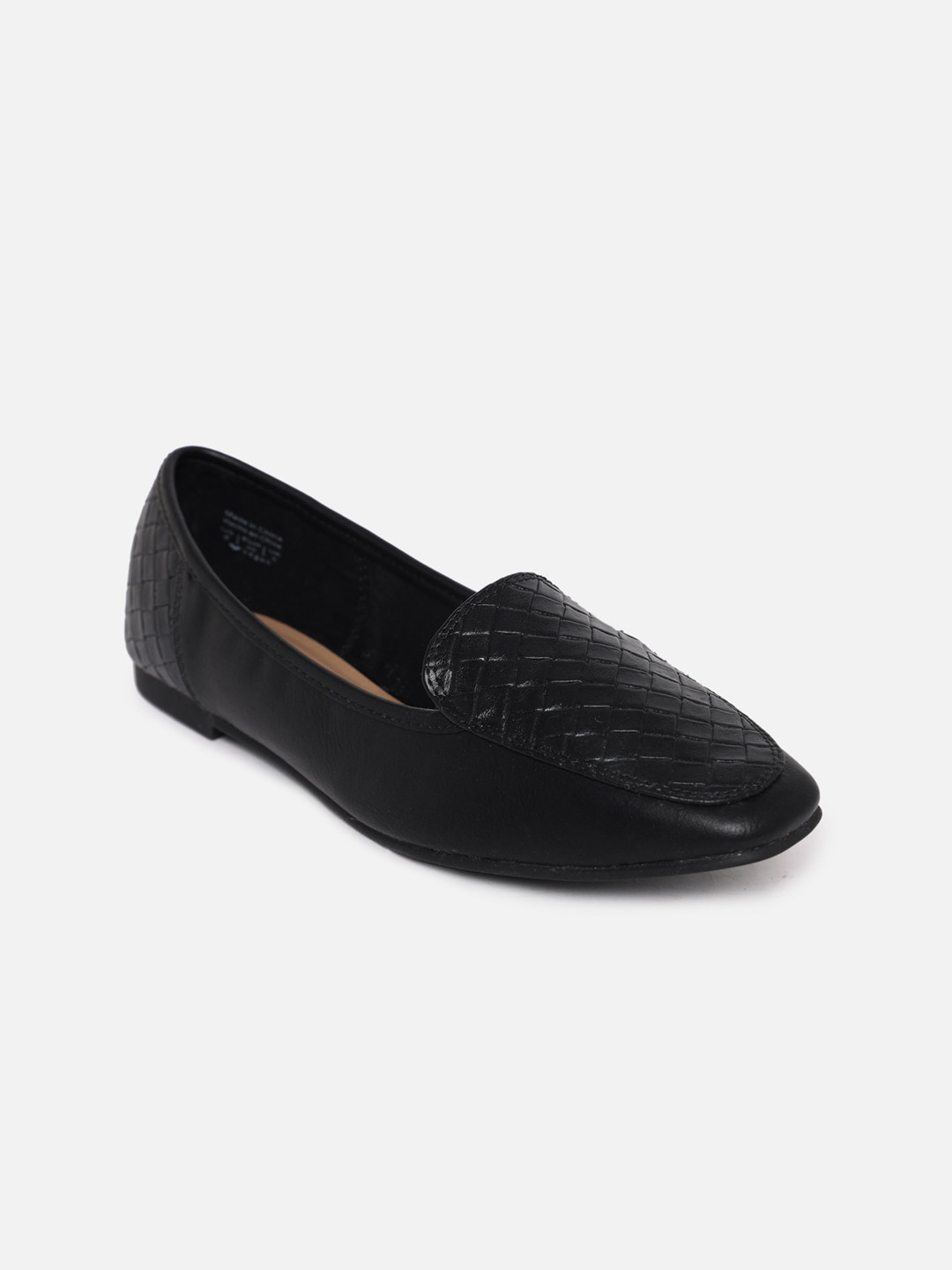 

Call It Spring Women Black Textured Loafers