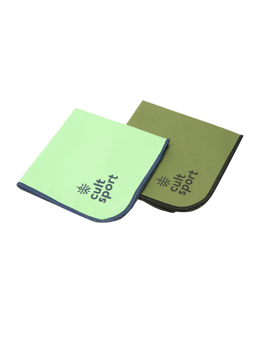 

Cultsport Pack of 2 Workout Hand Towel, Green