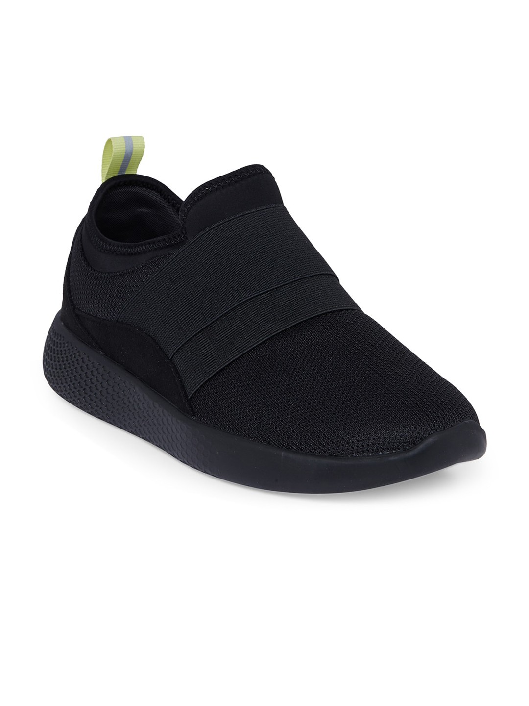 

Call It Spring Men Black Woven Design Slip-On Sneakers