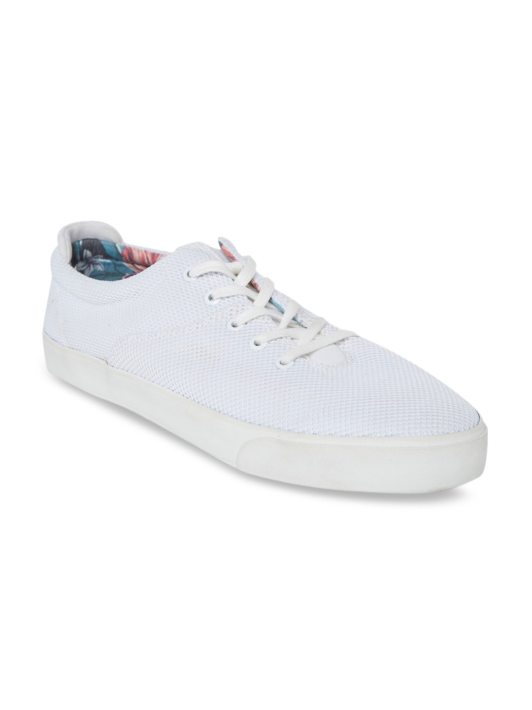 

Call It Spring Men White Woven Design Sneakers