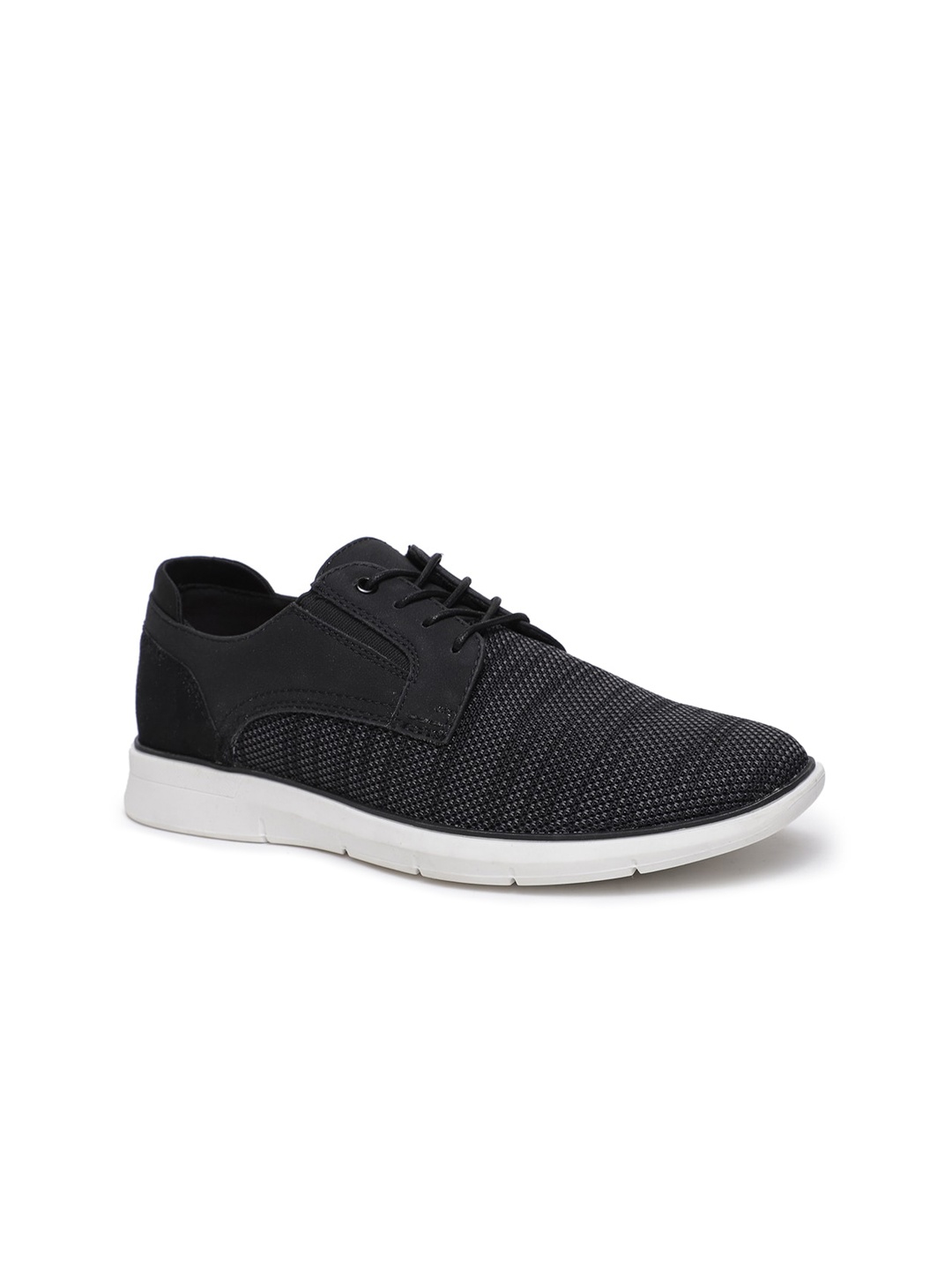 

Call It Spring Men Black Woven Design Sneakers