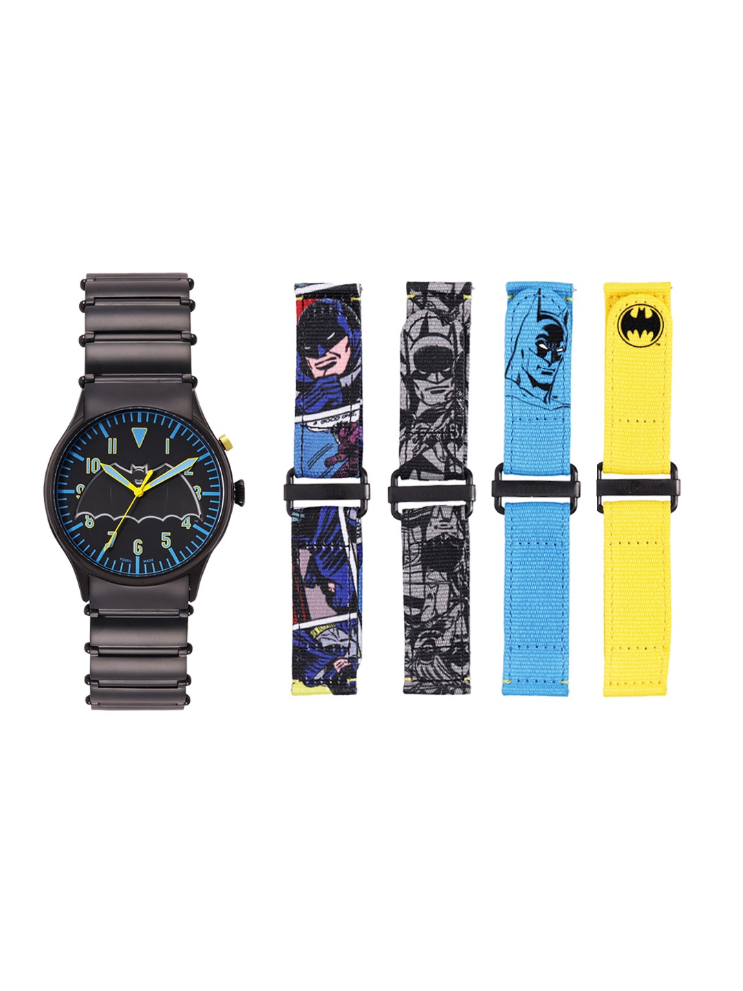 

Fossil Men Batman Heritage Le Bracelet Style Analogue Watch LE1129SET-Black