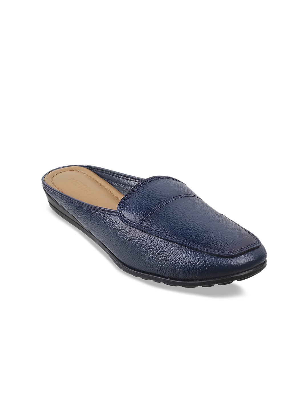 

Metro Navy Blue Comfort Mules