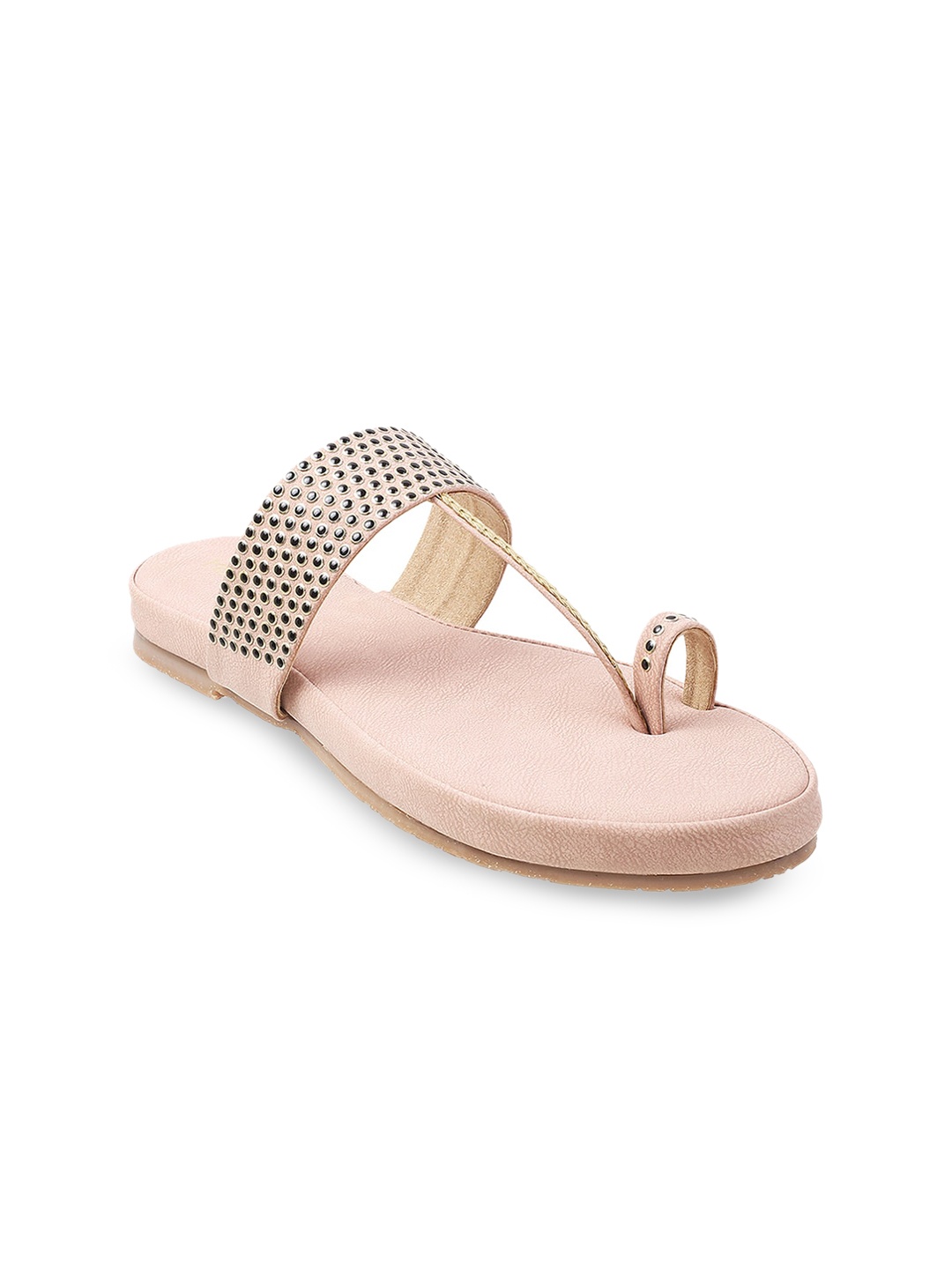 

Metro Women Pink Embellished One Toe Flats