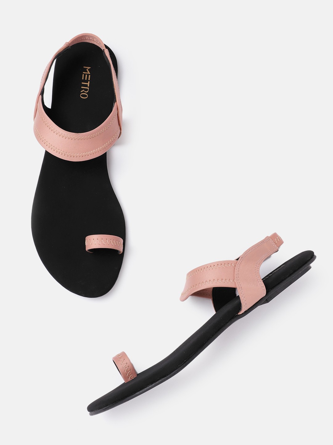 

Metro Women One Toe Flats, Pink