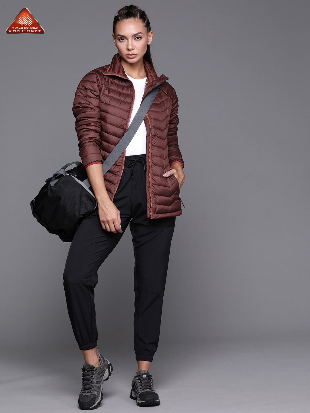 

Columbia Women Brown Insulator Outdoor Hiking Padded Jacket
