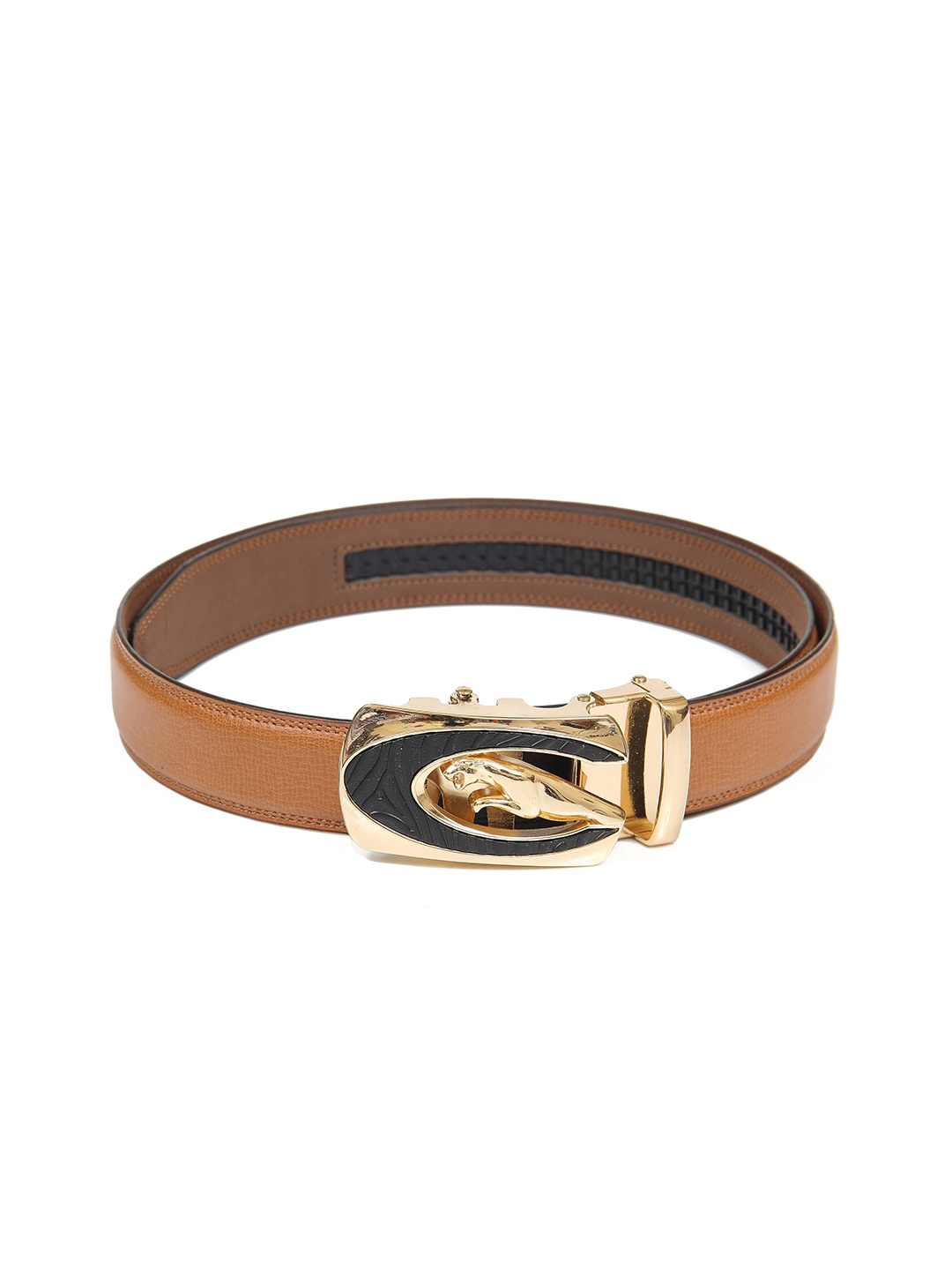 

Calvadoss Men Tan PU Belt