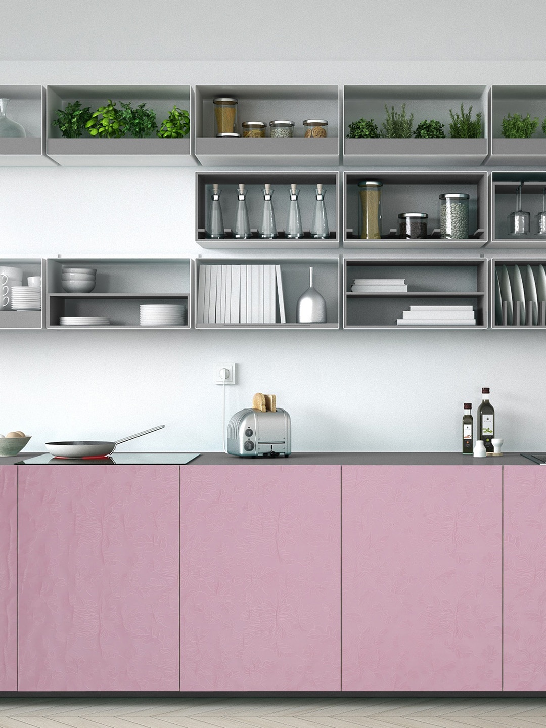 

Ispace Pink Printed Wallpaper