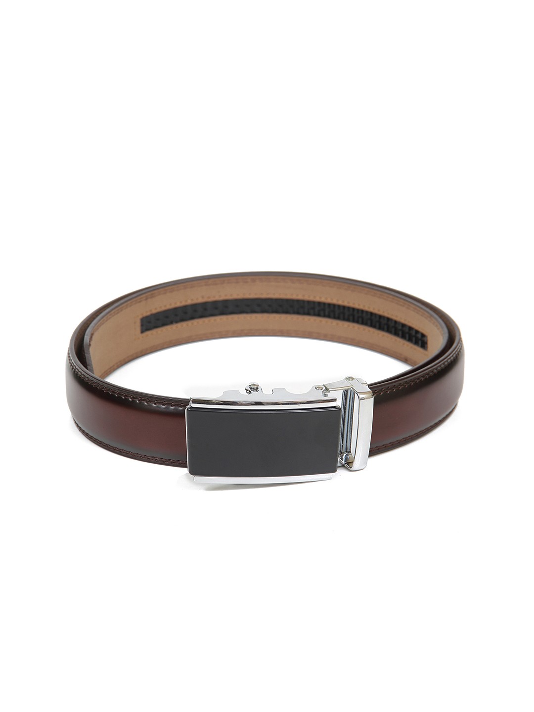 

Calvadoss Men Brown Solid Belt