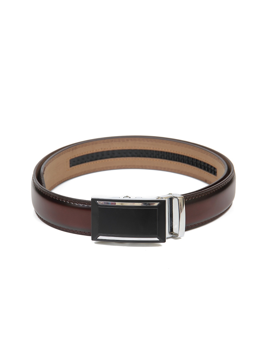 

Calvadoss Men Brown PU Belt