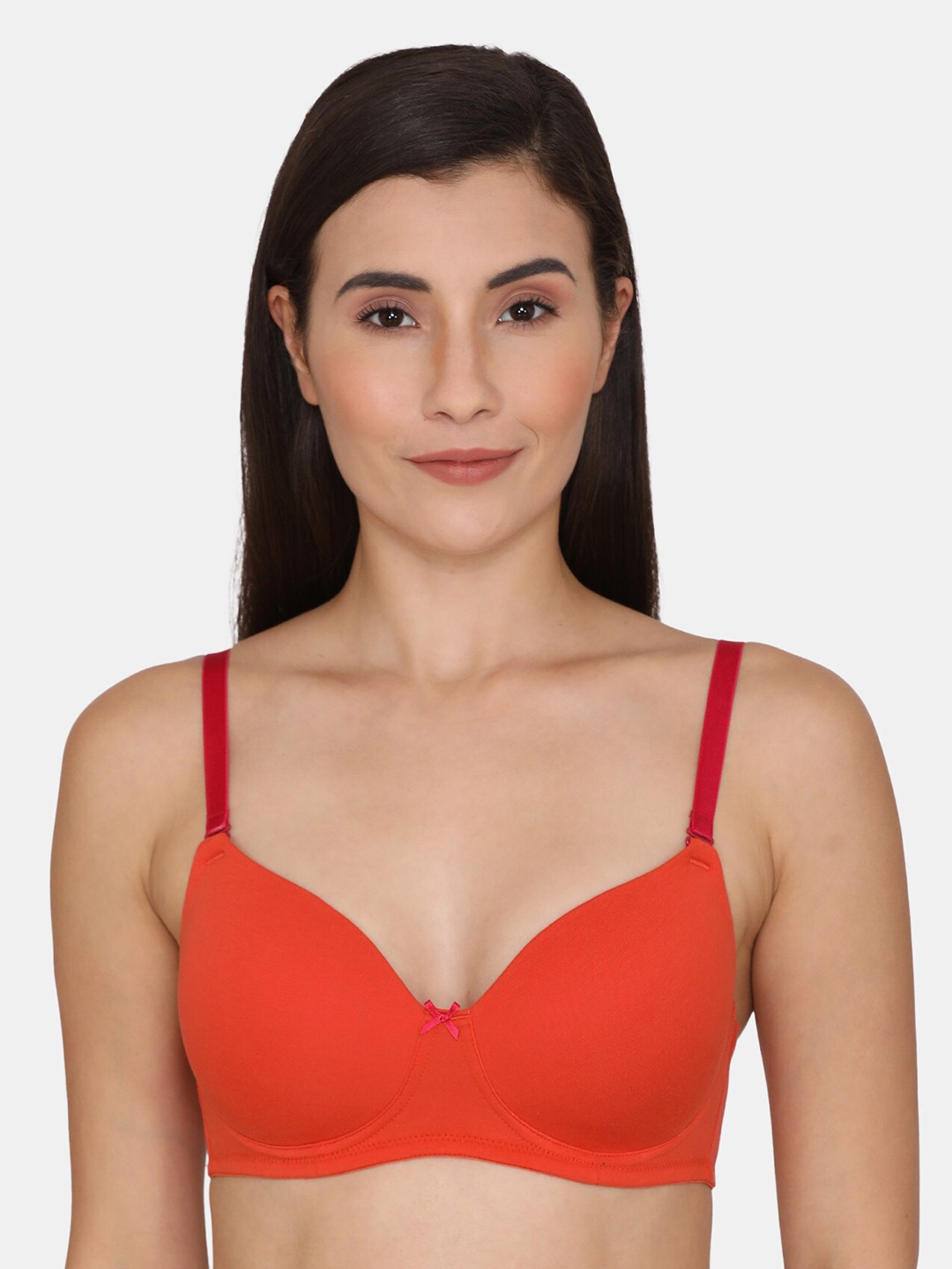 

Zivame Orange Lightly Padded Non Wired Bra