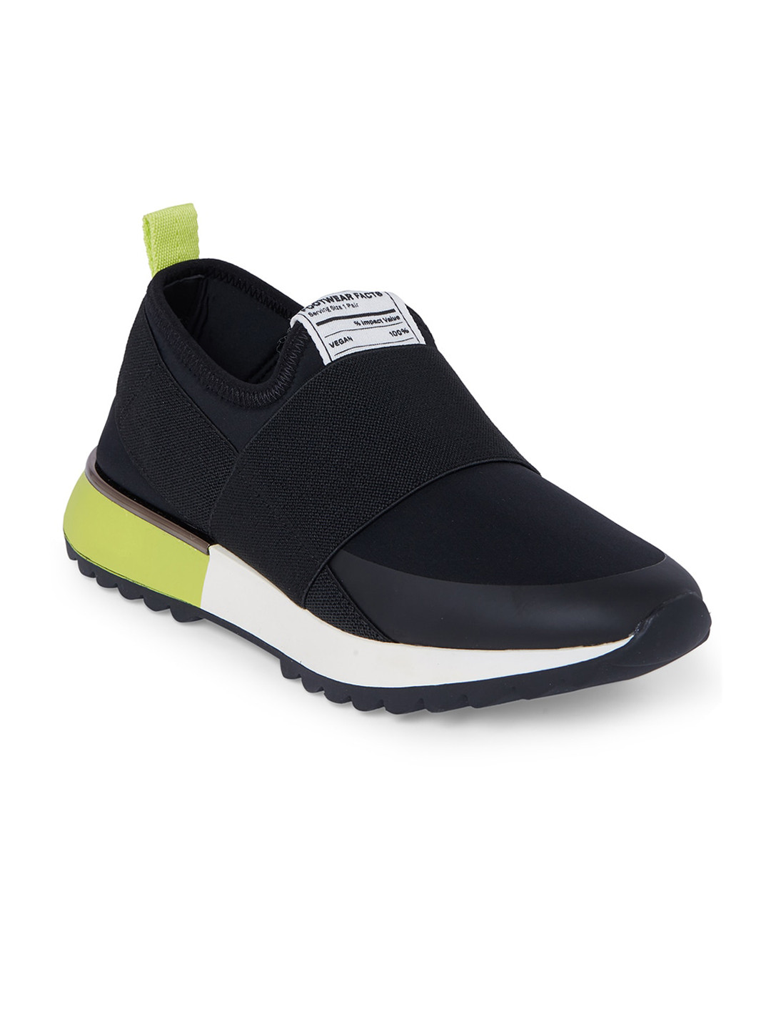 

Call It Spring Women Black Woven Design Slip-On Sneakers