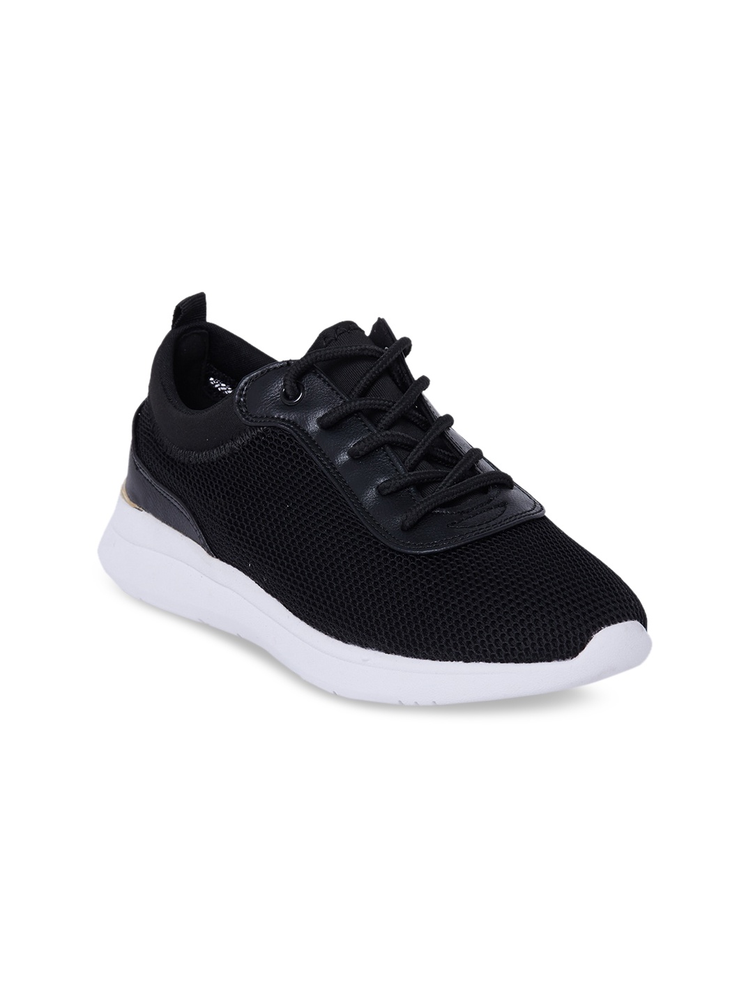 

Call It Spring Women Black Woven Design Sneakers